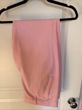 Bonobos Slim Light Pink Chinos with Patterned Lining 32x32